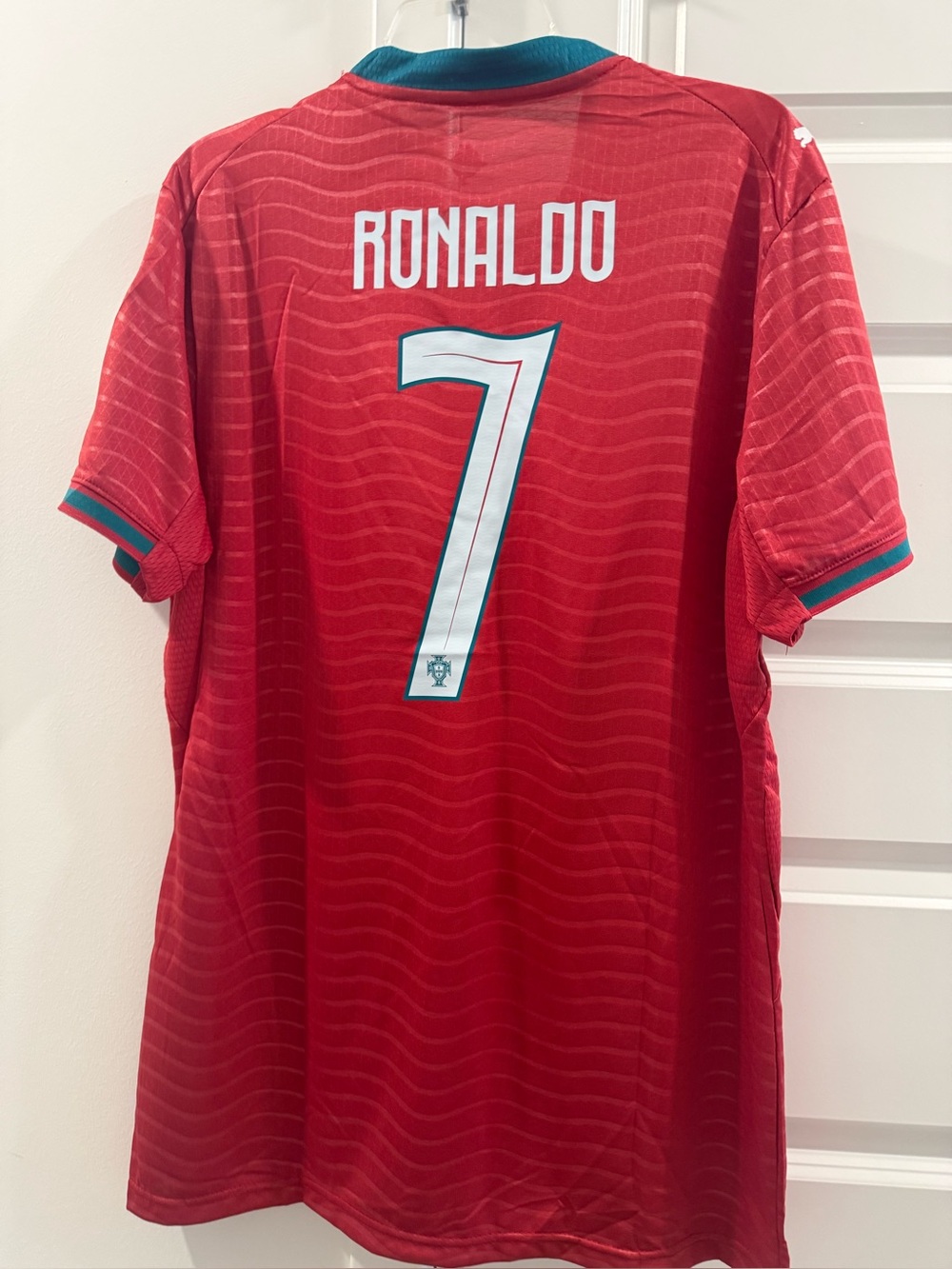 NWT 2026 Portugal Ronaldo Home Player Version Soccer Jersey XXL